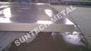 Cina SB265 Gr.1 / 516 Gr.70N Titanium Clad Plate for Heat Exchanger Tubesheets pemasok