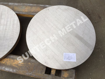 Cina SB265 Gr.1 Titanium / Carbon Steel Clad Tubesheet for Condensers pemasok