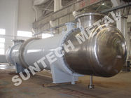 Cina Shell Tube Condenser for PTA , Chemical Process Equipment of Titanium Gr.2 Cooler perusahaan