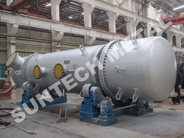 Cina Stainless Steel 316L Double Tube Sheet Heat Exchanger 25 Tons Weight pabrik