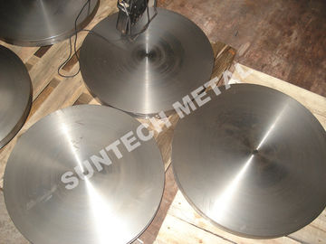 Heat Exchanger Equipment Bimetal Titanium Carbon Steel Clad Tube Sheet pemasok